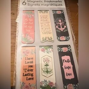 Inspirational Bookmark Set with Floral Designs